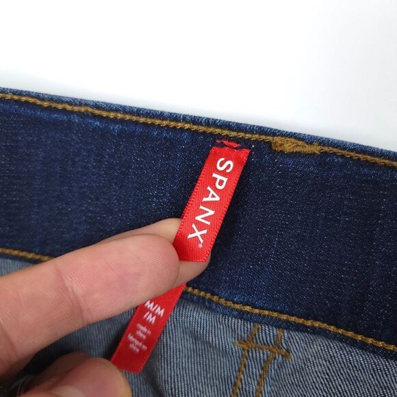 SPANX Shaping Ankle Crop Slimming Skinny Jeans in Midnight Shade Jegging Medium - Picture 6 of 9